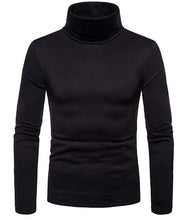 Load image into Gallery viewer, Korea Mens Cotton Turtle Neck Turtleneck Sweater Stretch jumper M L XL 2XL
