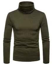Load image into Gallery viewer, Korea Mens Cotton Turtle Neck Turtleneck Sweater Stretch jumper M L XL 2XL
