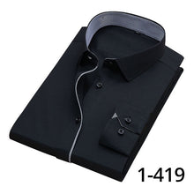 Load image into Gallery viewer, DAVYDAISY Hot Sale High Quality Men Shirt Long Sleeve Twill Solid Causal  Formal Business Shirt Brand Man Dress Shirts DS085
