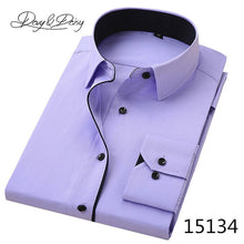 Load image into Gallery viewer, DAVYDAISY Hot Sale High Quality Men Shirt Long Sleeve Twill Solid Causal  Formal Business Shirt Brand Man Dress Shirts DS085
