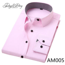 Load image into Gallery viewer, DAVYDAISY Hot Sale High Quality Men Shirt Long Sleeve Twill Solid Causal  Formal Business Shirt Brand Man Dress Shirts DS085
