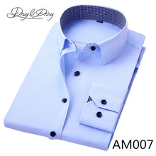 Load image into Gallery viewer, DAVYDAISY Hot Sale High Quality Men Shirt Long Sleeve Twill Solid Causal  Formal Business Shirt Brand Man Dress Shirts DS085
