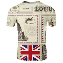 Load image into Gallery viewer, 2019 Summer Russian flag men's casual fashion T-shirt round neck cool and lightweight man's T-shirt Free shipping
